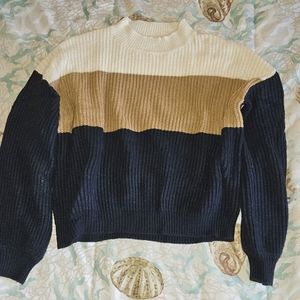 Colorblock sweater